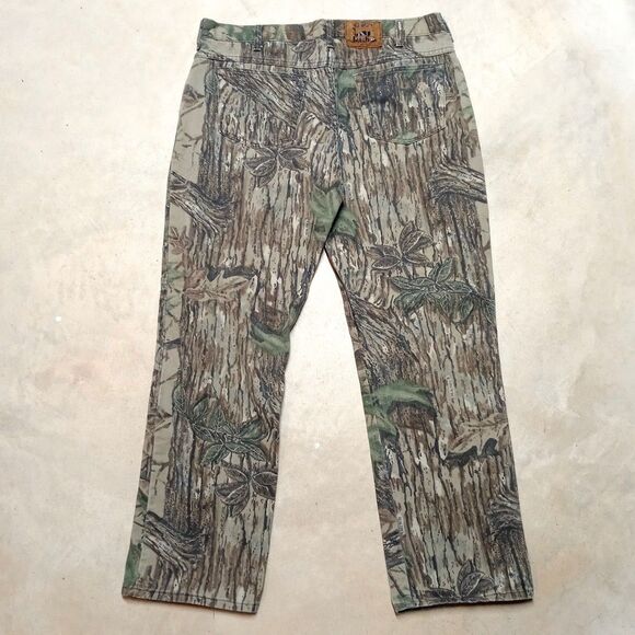 Vintage Duxbak Realtree Pants Fits 38x31 Made in USA Camo Hunting Outdoor 90s - Picture 4 of 10